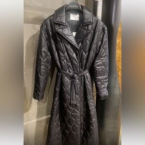 European fashion:2nd day Women's Black Quilted Coat |EU36